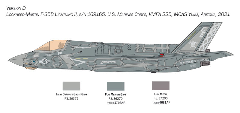 Italeri 1:48 Lockheed Martin F-35B Lightning II STOVL version