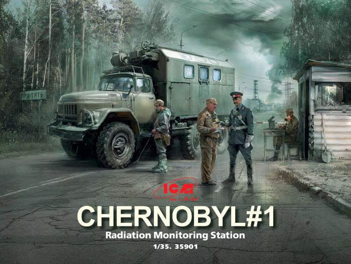 ICM 1:35 Chernobyl #1 Radiation Monitoring Station