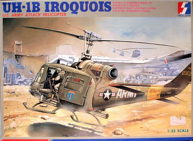 Seminar 1:35 UH-1B Iroquois US Army Attack Helicopter