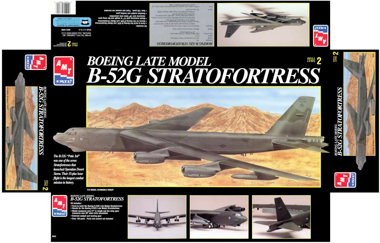 AMT ERTL 1:72 Boeing B-52G Stratofortress