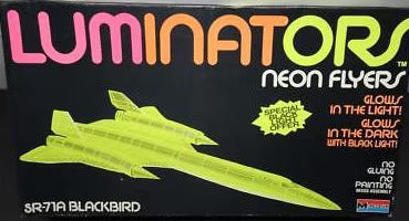 Monogram Luminators SR-71A Blackbird Neon Flyers (1990)