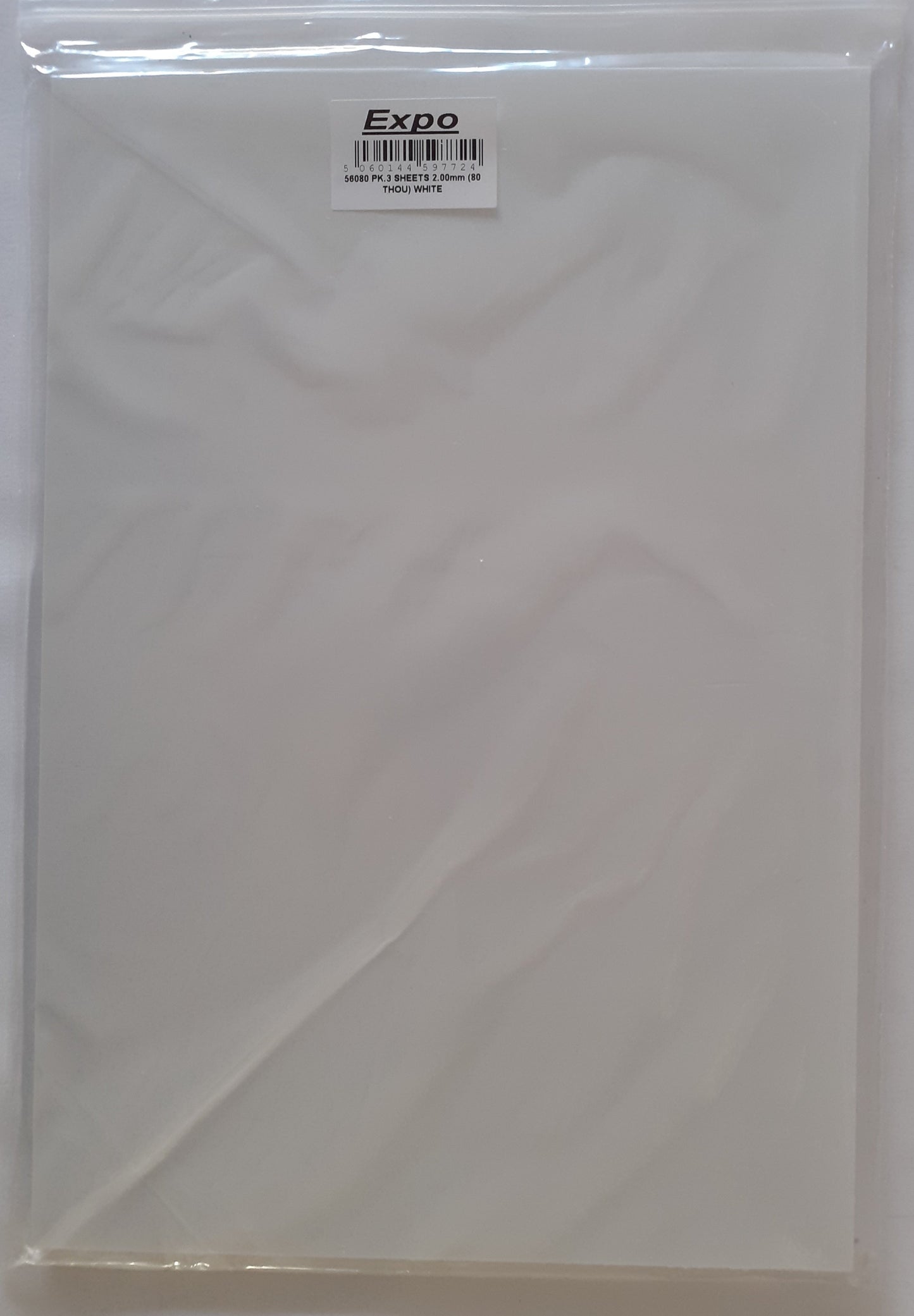 Expo 2.00mm (80 thou) Thick White