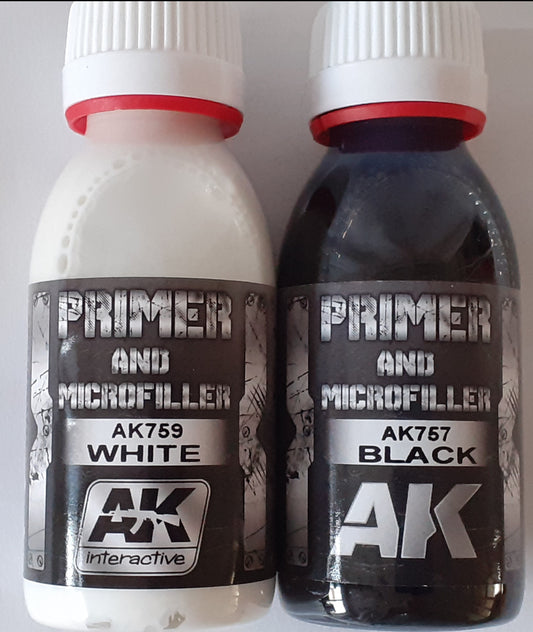 AK Interactive Black Primer and Microfiller