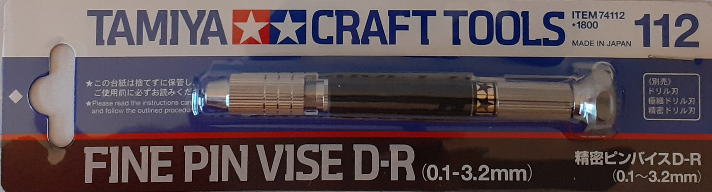 Tamiya Fine Pin Vise D-R (0.1-3.2mm)