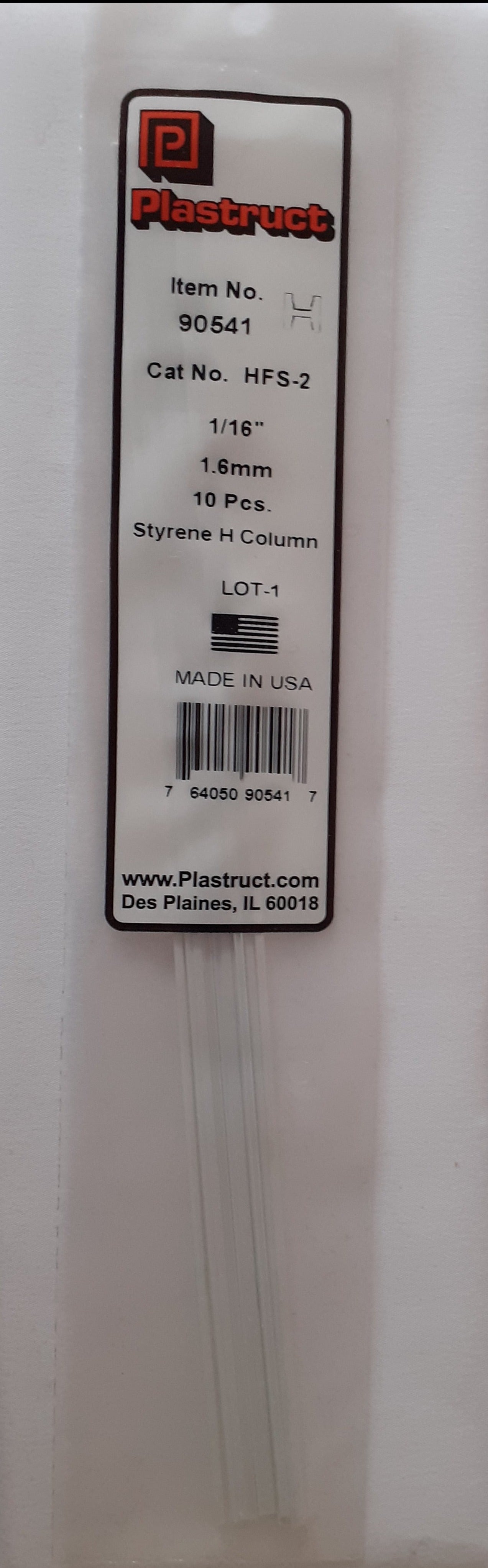 Plastruct HFS-2 H Column