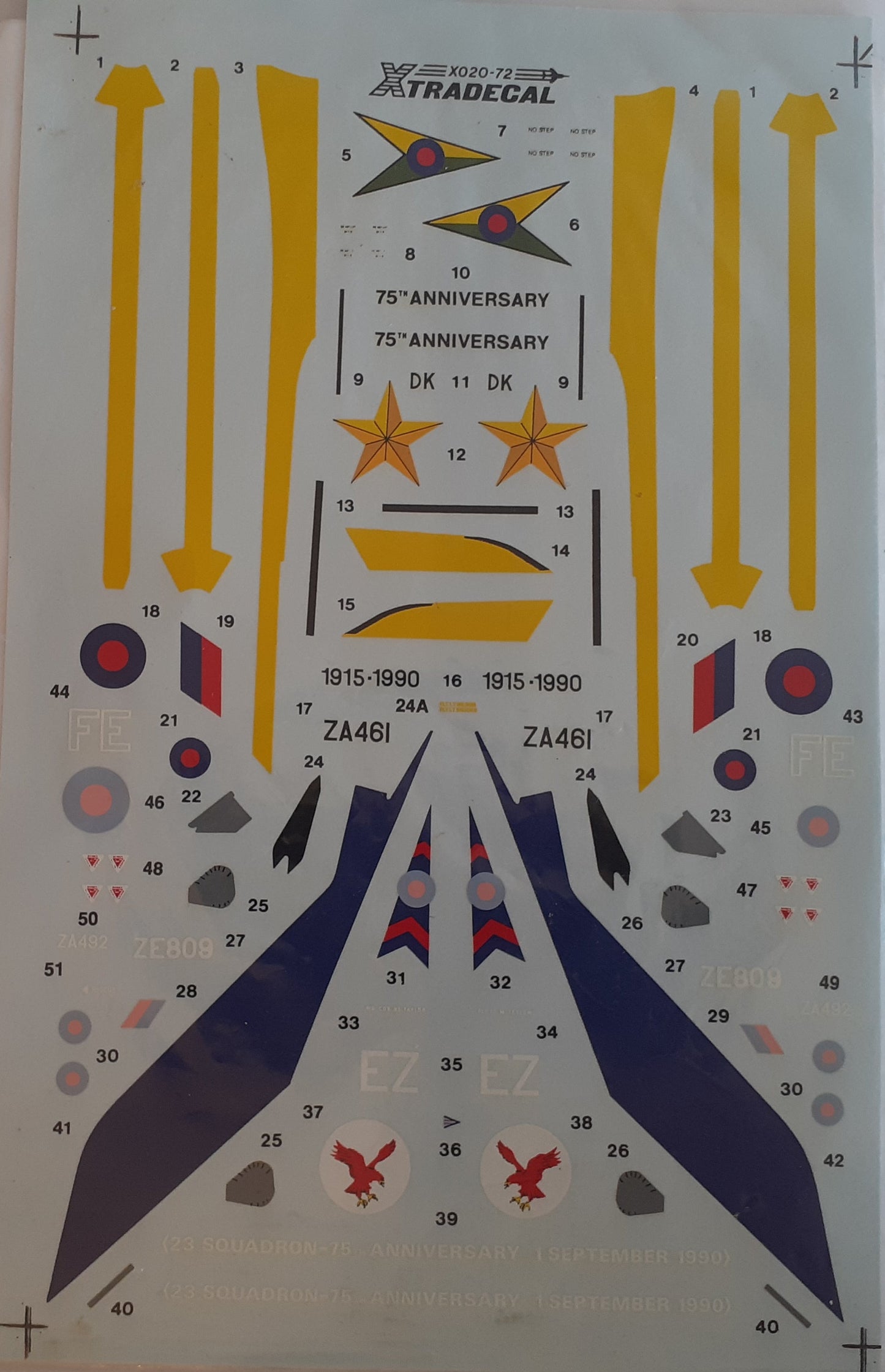Xtradecal Decal RAF Update 1990 #3 Tornado