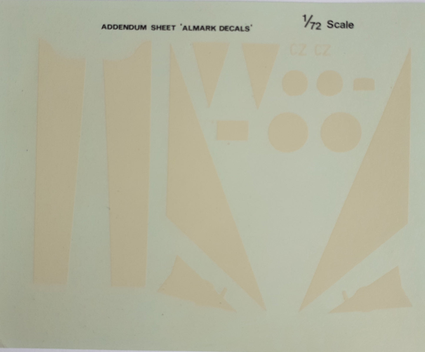 Almark Decal Sheet 17(F) Sqn. RAFG 75th Anniversary 1915-1990