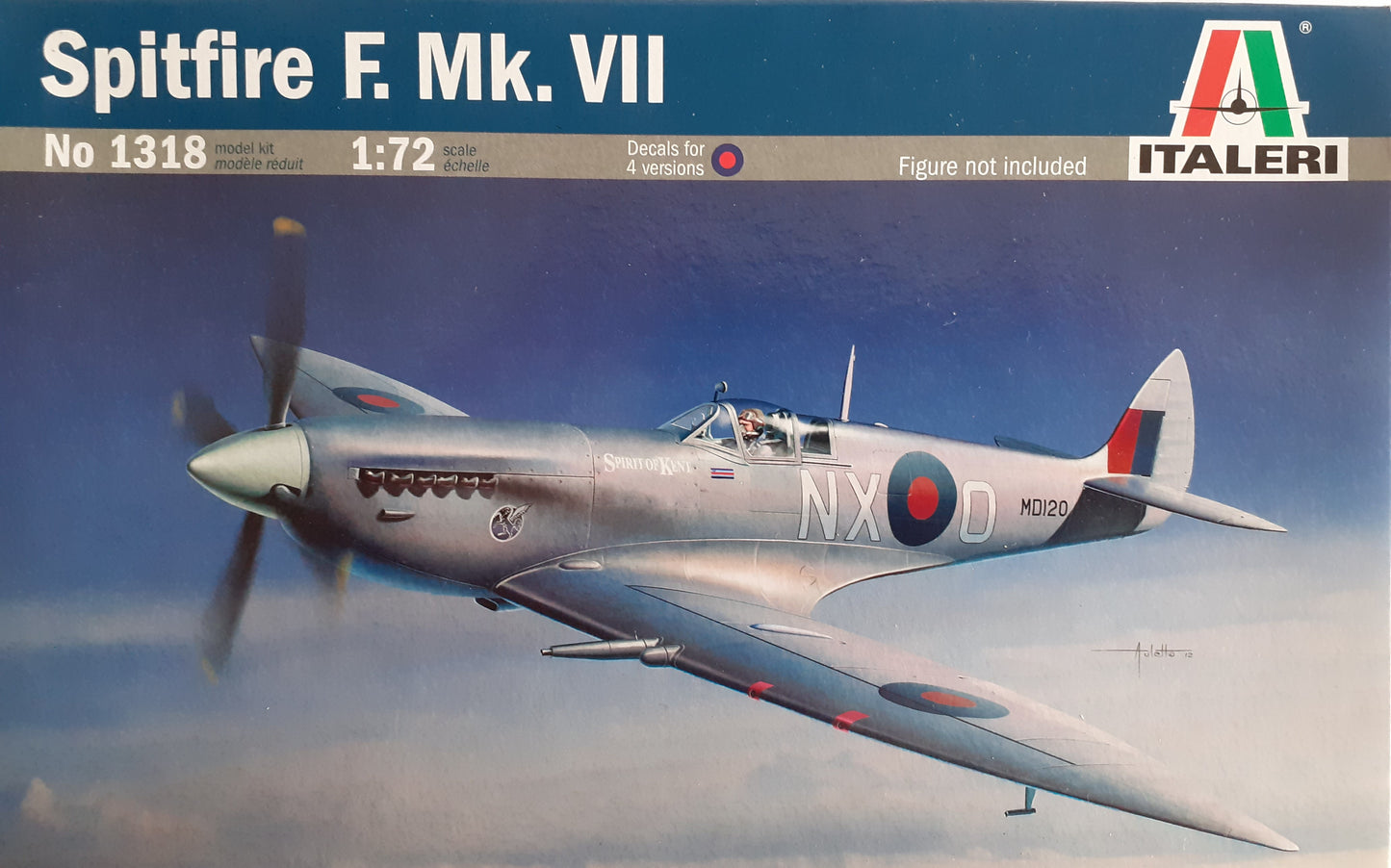 Italeri 1:72 Spitfire F.Mk.VII