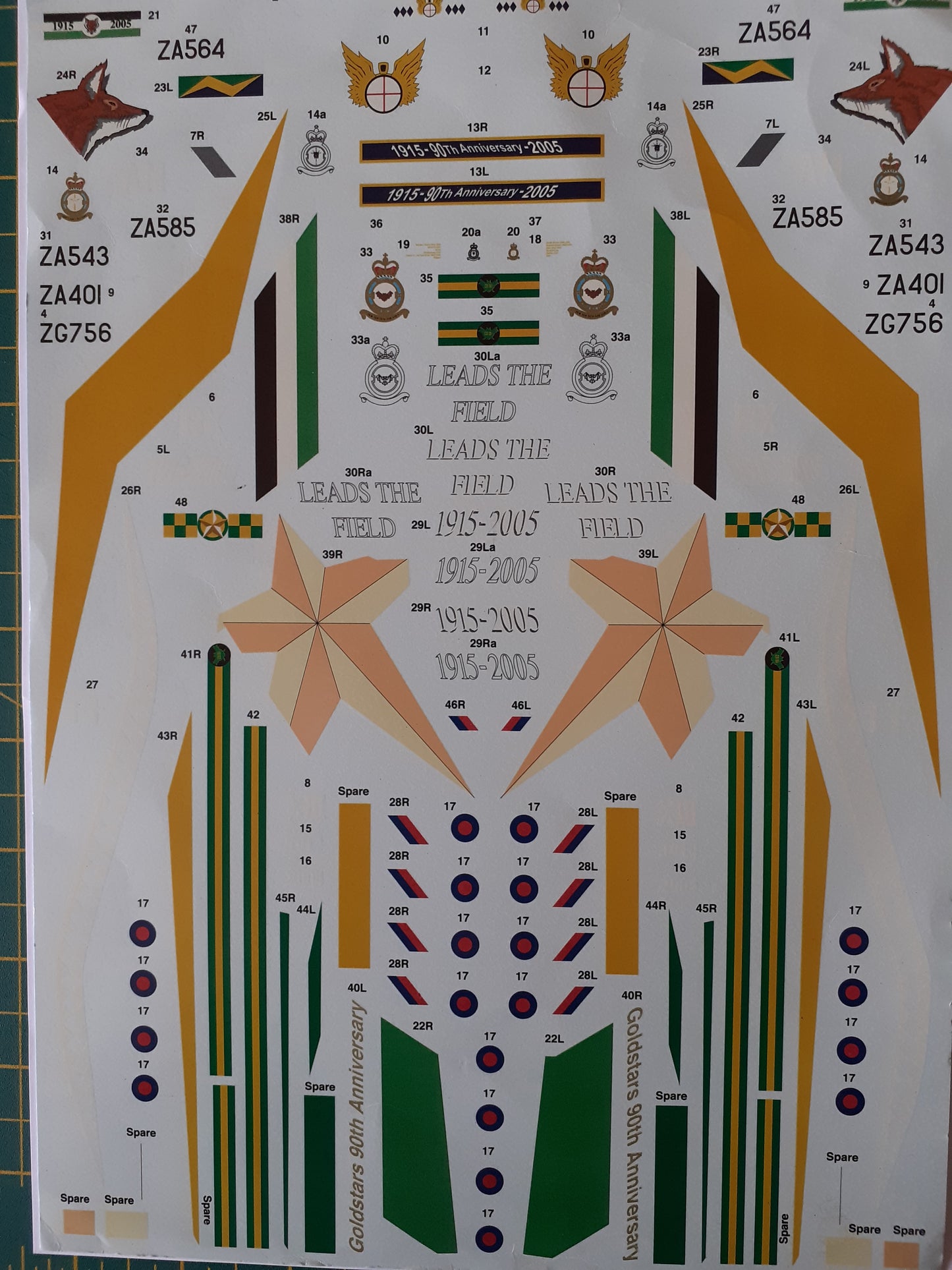 Model Alliance Decals 1:48 Tornado GR4 Anniversary Tonkas
