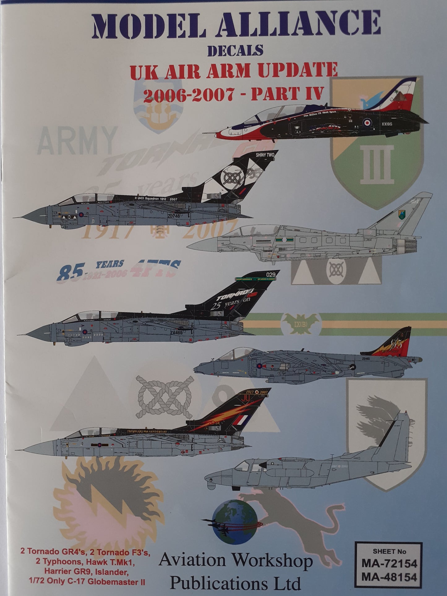 Model Alliance Decals UK Air Arm Update (2006-2007 Part IV)