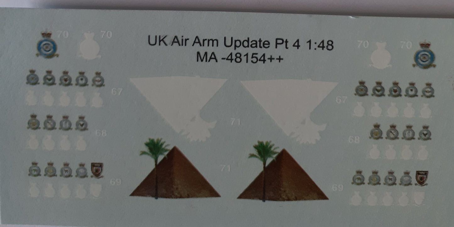 Model Alliance Decals UK Air Arm Update (2006-2007 Part IV)