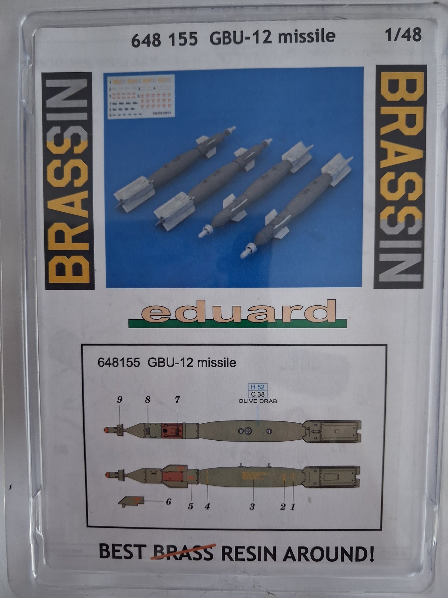 Eduard Brassin 1:48 GBU-12 Missile