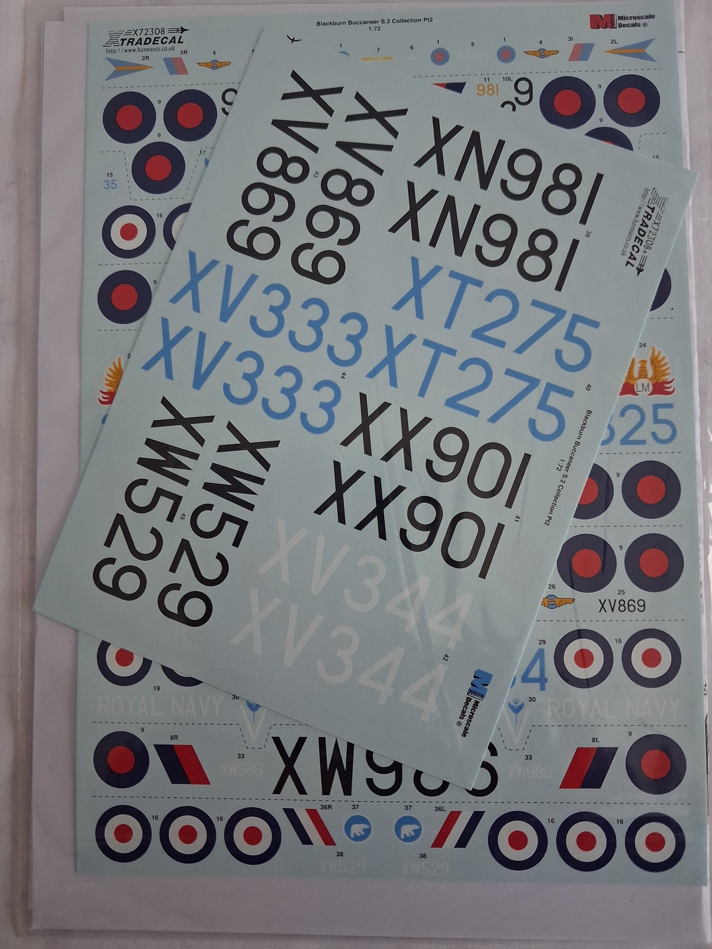 Xtradecal 1:72 HS Buccaneer S.2 Collection Pt2