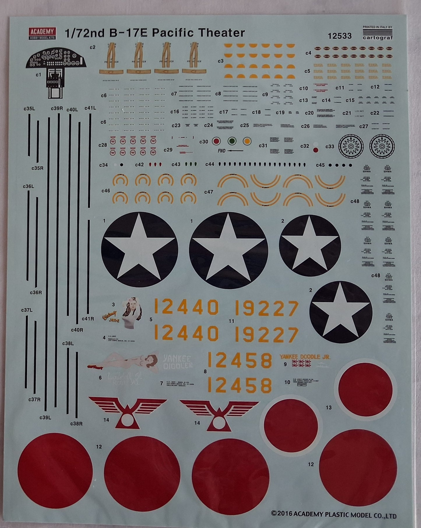 Academy 1:72 USAAF B-17E 'Pacific Theater'