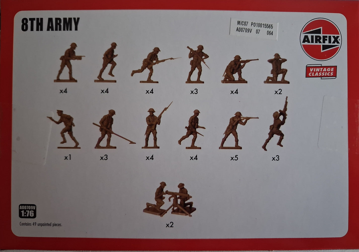 Airfix 1:76 WWII British 8th Army