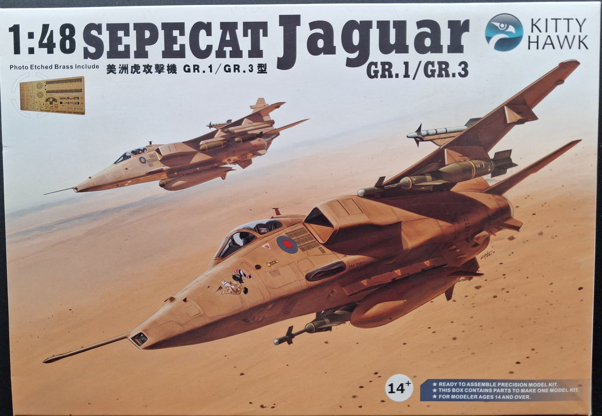 Kitty Hawk 1:48 Sepecat Jaguar GR.1/GR.3