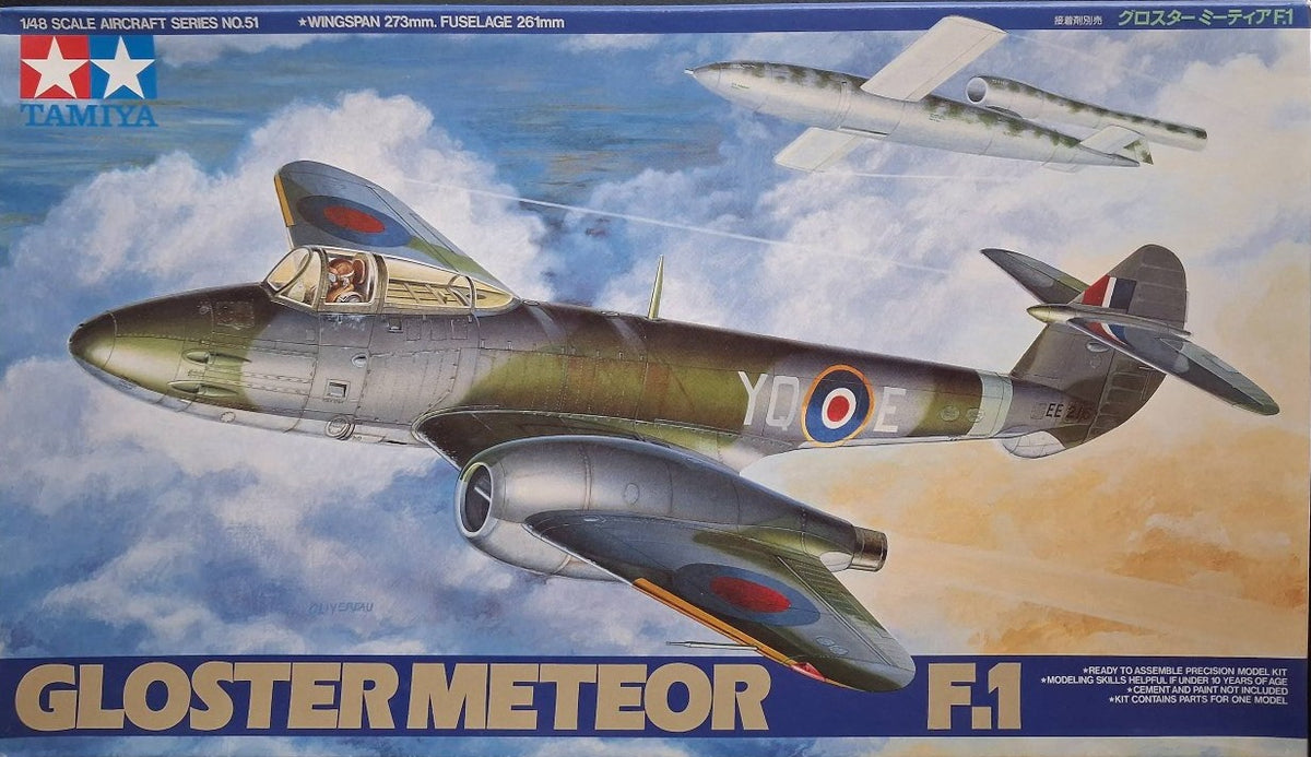 Tamiya 1:48 Gloster Meteor F.1