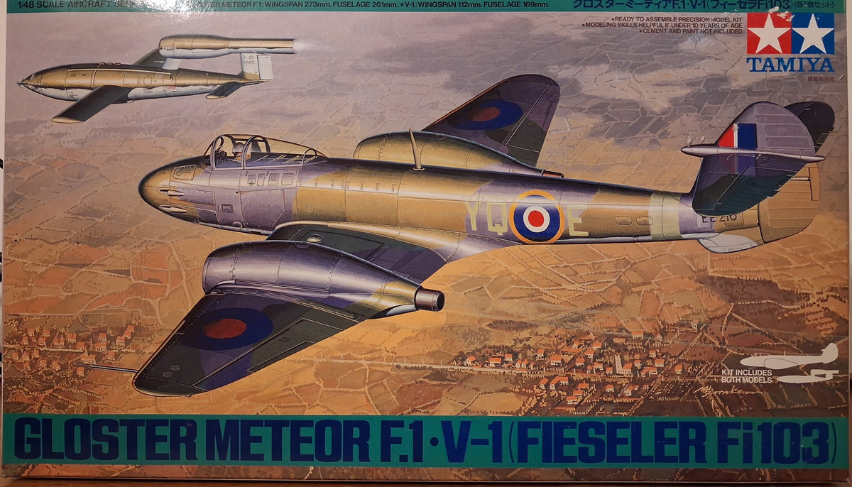 Tamiya 1:48 Gloster Meteor F.1.V-1 (Fieseler Fi103)