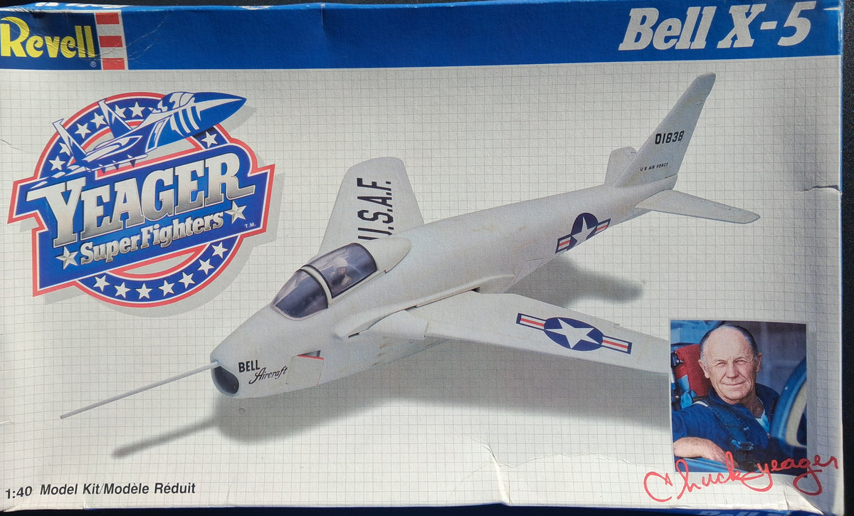 Revell 1:40 Bell X-5 Yeager Super Fighters (1988)