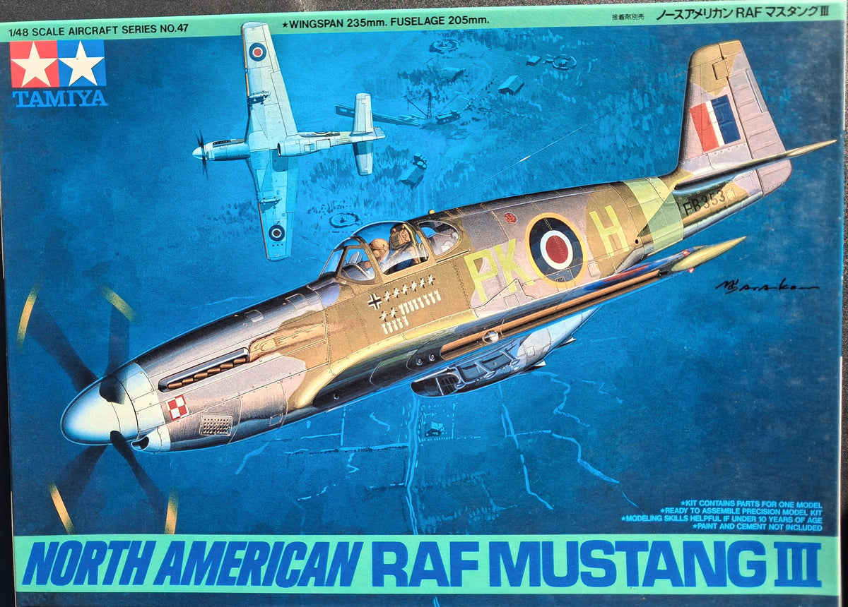 Tamiya 1:48 North American RAF Mustang III (1996)