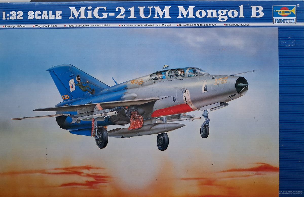 Trumpeter 1:32 MiG-21UM Mongol B