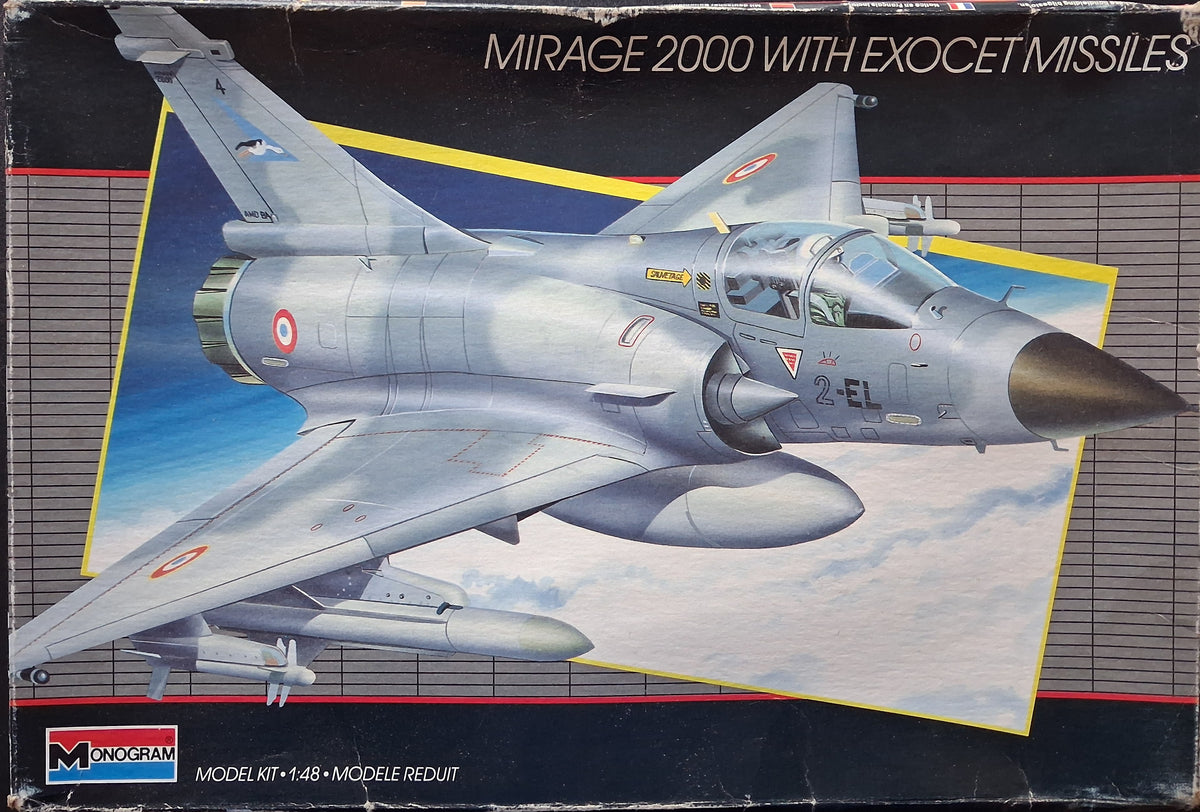 Monogram 1:48 Mirage 2000 with Exocet Missiles (1986)