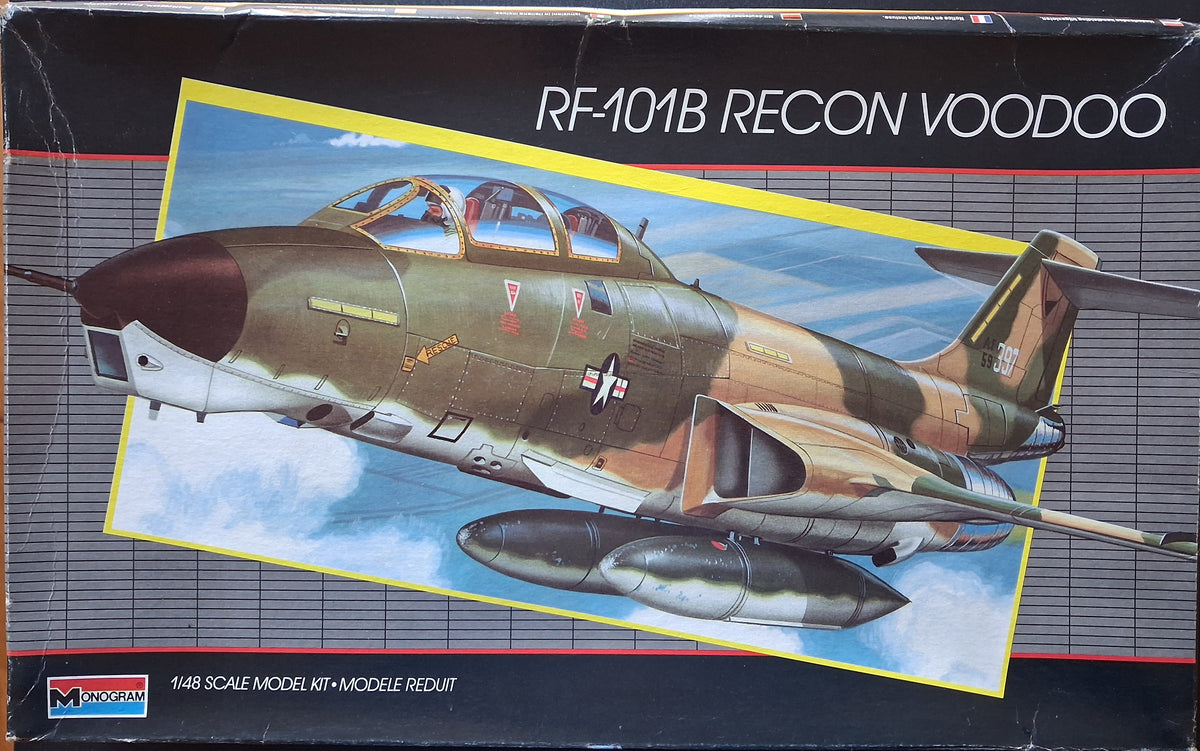 Monogram 1:48 RF-101B Recon Voodoo (1986)