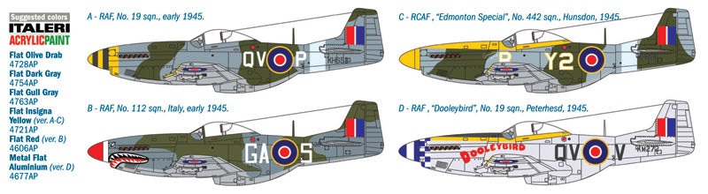Italeri 1:48 Mustang Mk.IVa