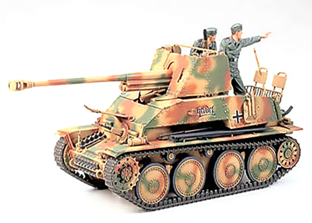 Tamiya 1:35 German Tank Destroyer Marder III, Sd. Kfz.139 7.62cm Pak36(r) auf Gw.38(t)