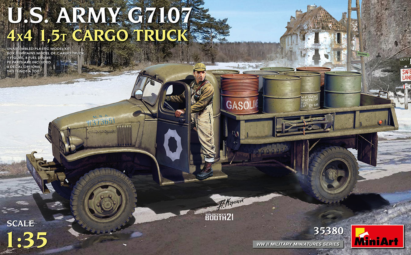 MiniArt 1:35 US Army G7107 4x4 1.5T Cargo Truck