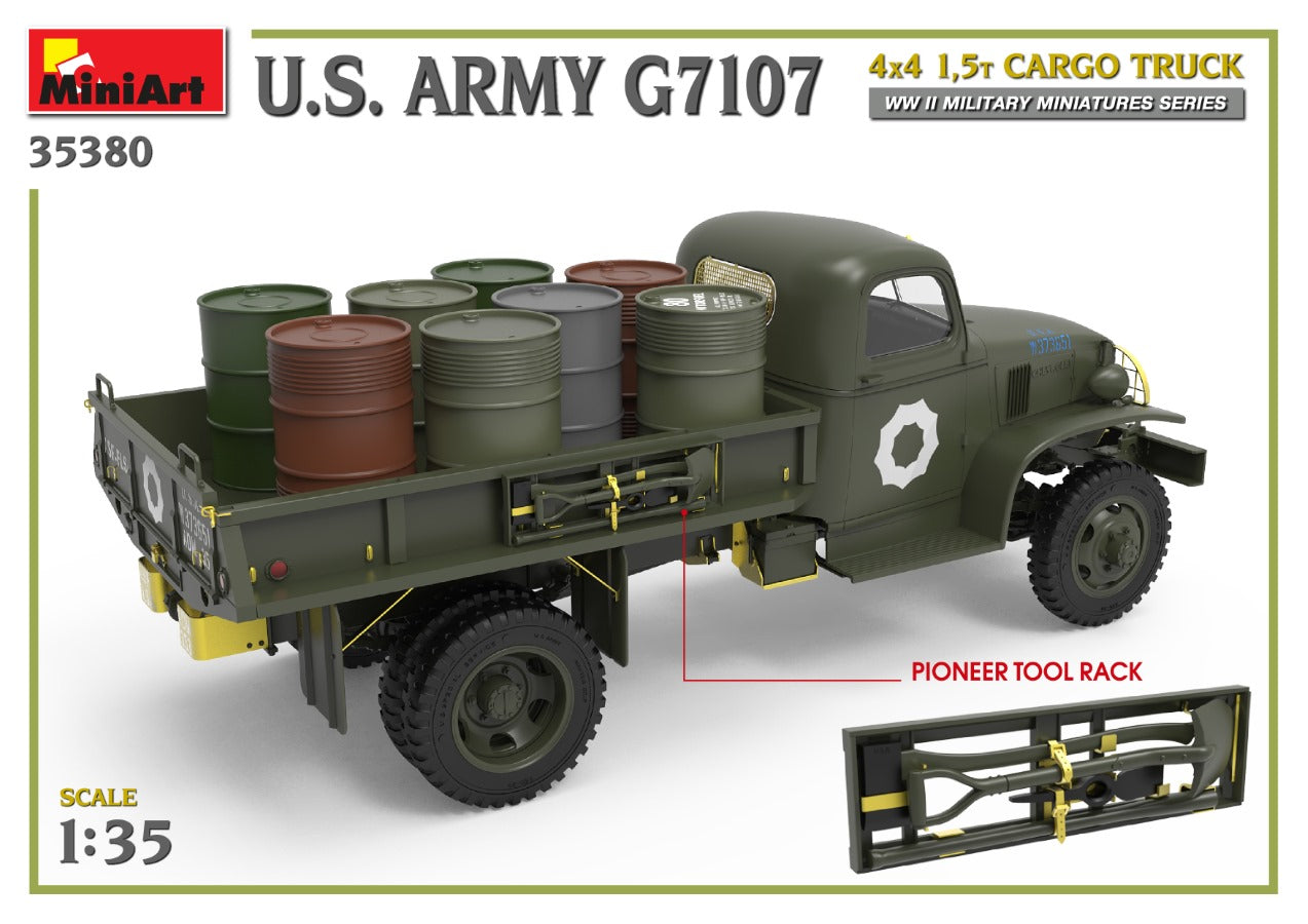 MiniArt 1:35 US Army G7107 4x4 1.5T Cargo Truck