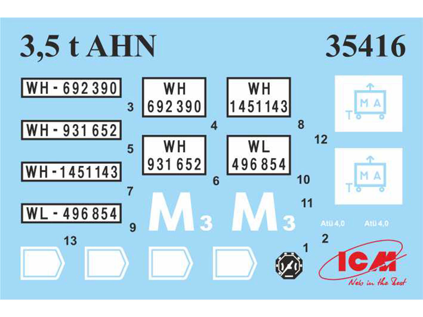 ICM 1:35 Lastkraftwagen 3.5t AHN with German Drivers