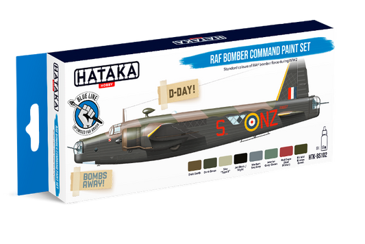 Hataka (blue line) RAF Bomber Command Paint Set