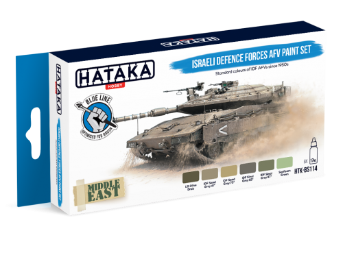 Hataka (blue line) Israeli Defence Forces AFV Paint Set