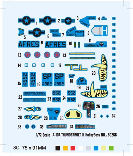 HobbyBoss 1:72 A-10A Thunderbolt II