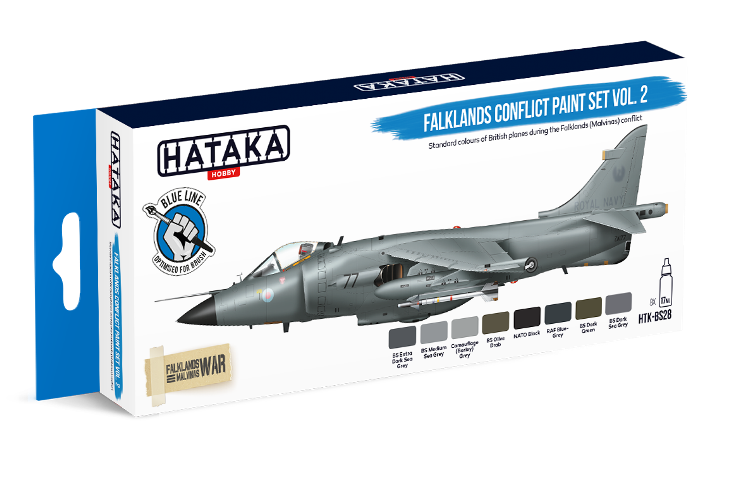 Hataka (blue line) Falklands Conflict Paint Set Vol.2