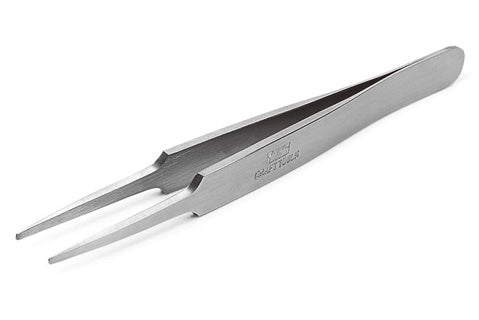 Tamiya HG Straight Tweezers (round tip)