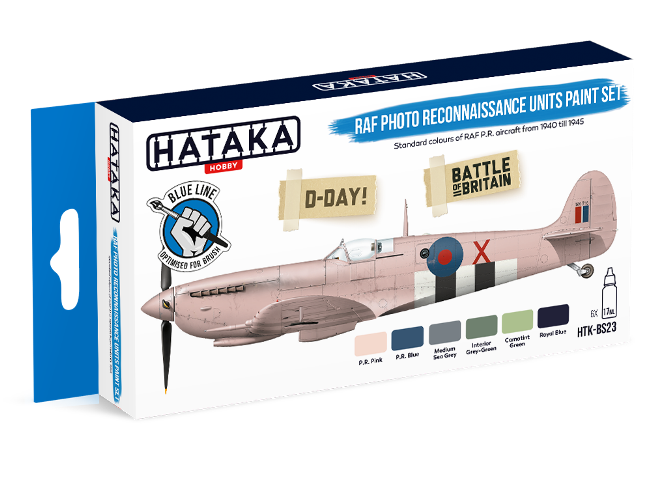 Hataka (blue line) RAF Photo Reconaissance Units Paint Set