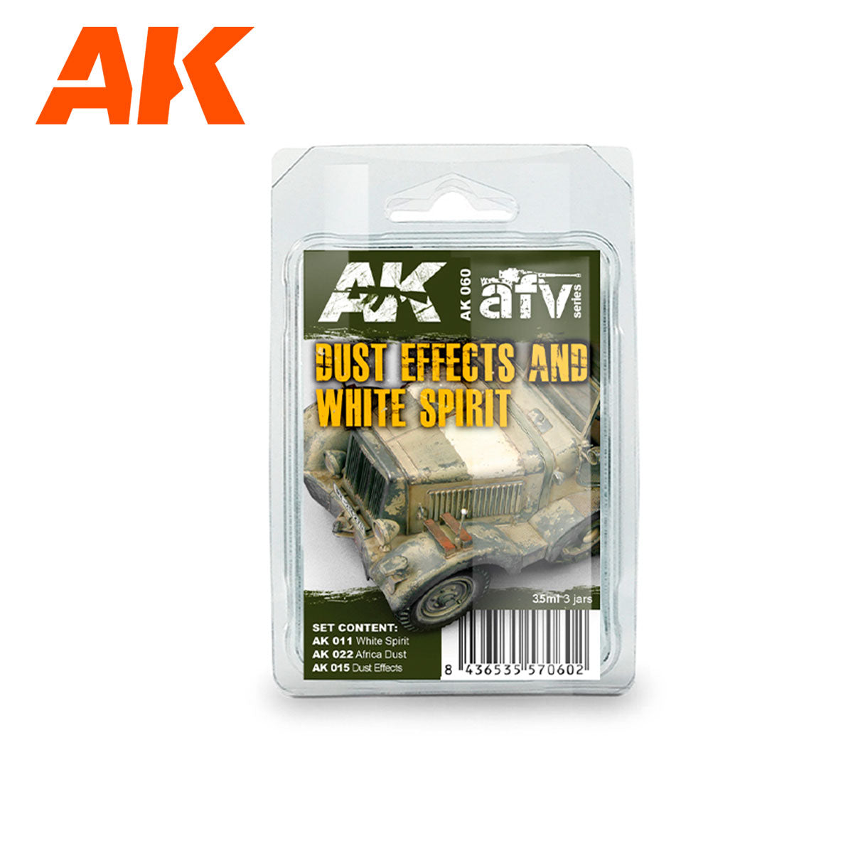 AK Interactive Dust Effects and White Spirit