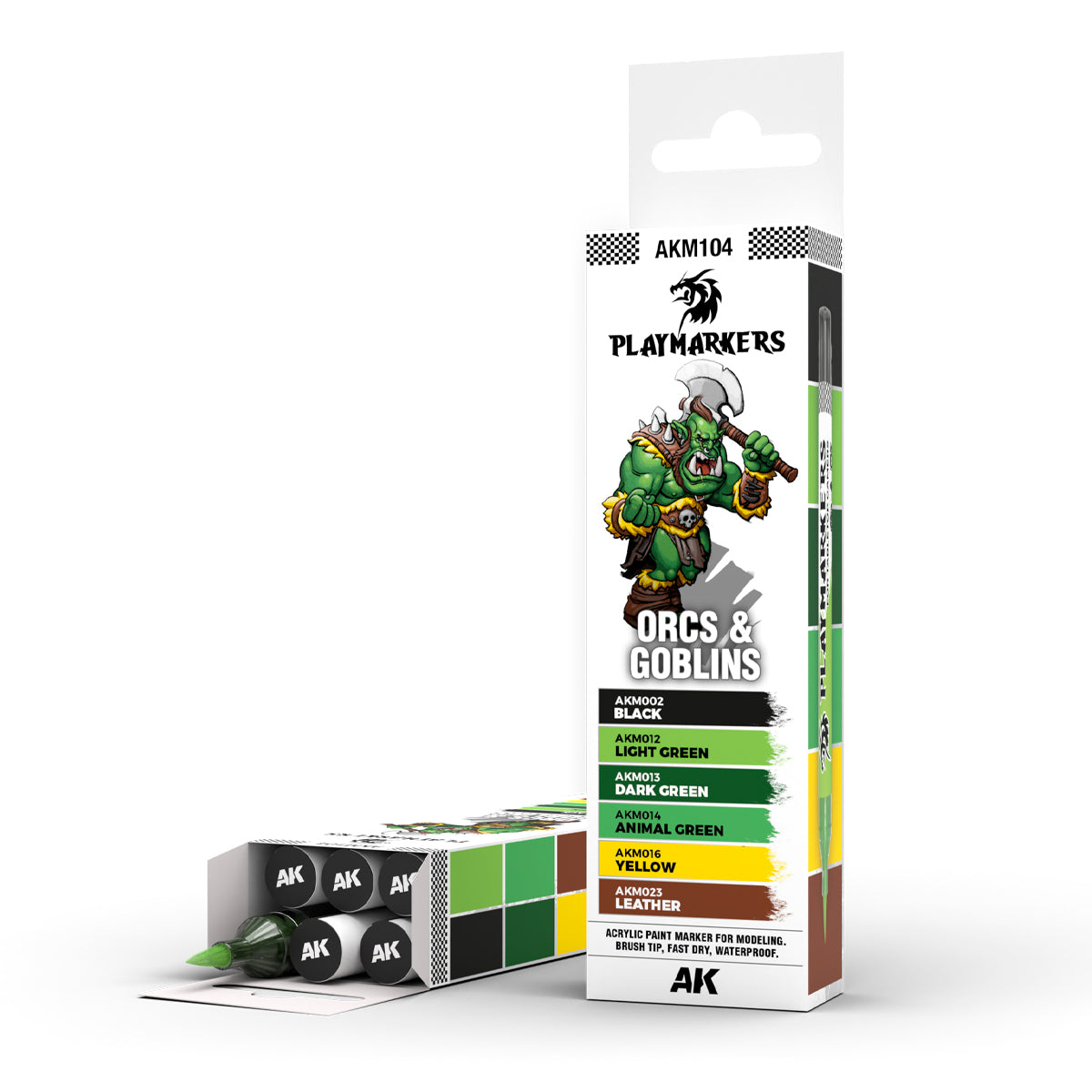 AK Interactive Playmarkers Set 'Orcs & Goblins'