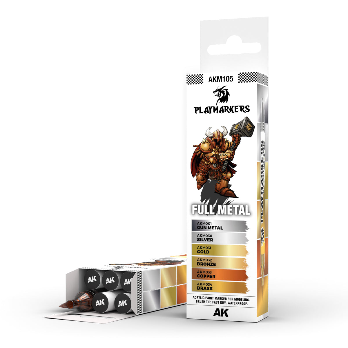 AK Interactive Playmarkers Set ' Full Metal'