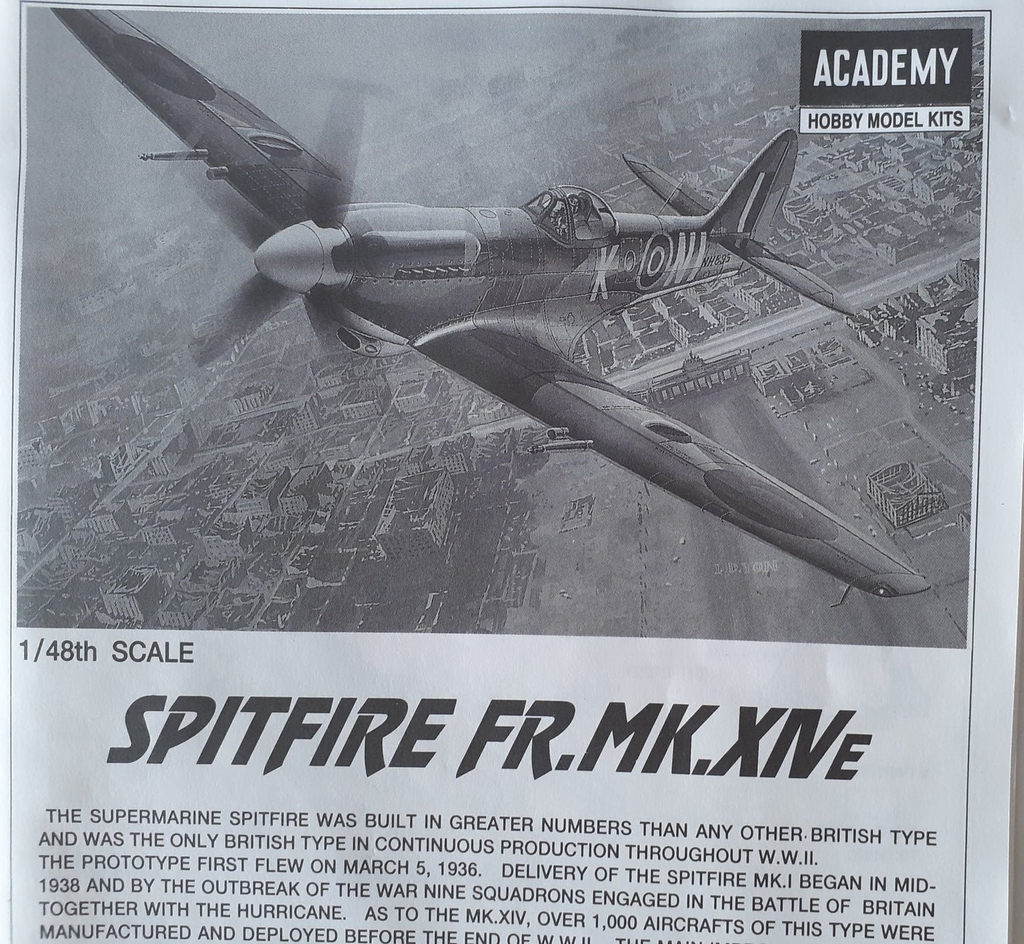 Academy 1:48 Spitfire FR.MK.XIVe (1996)