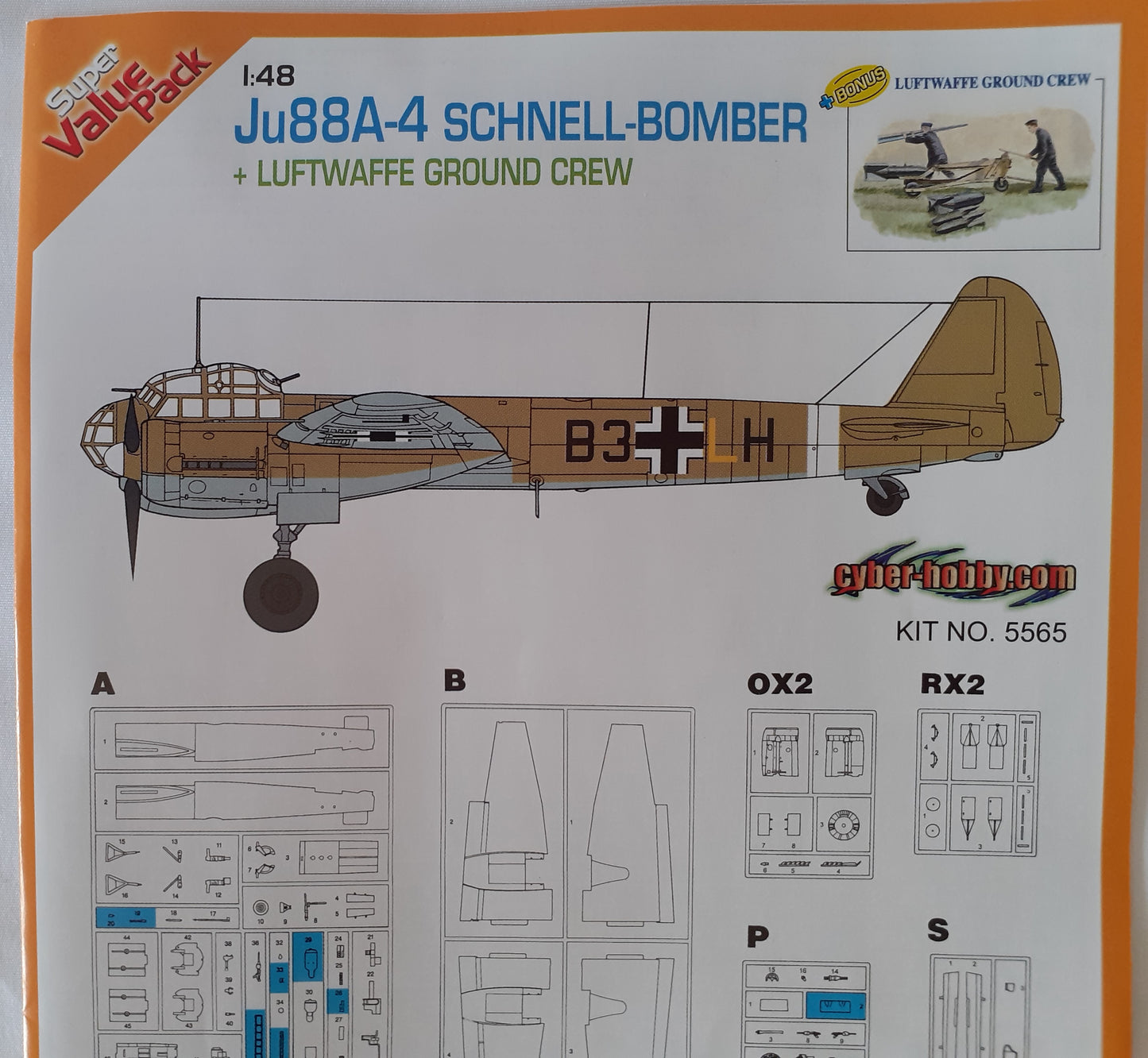 CyberHobby 1:48 Ju88A-4 Schnell-Bomber