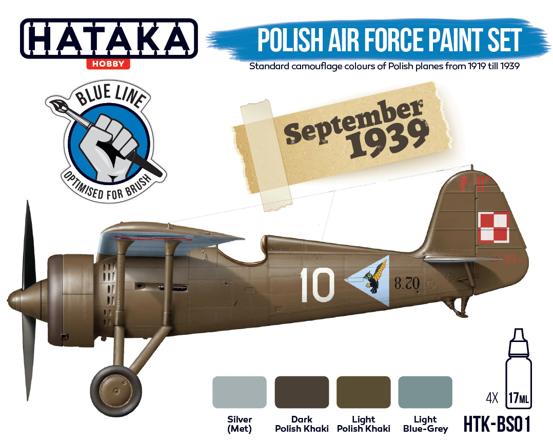 Hataka (blue line) Polish Air Force Paint Set