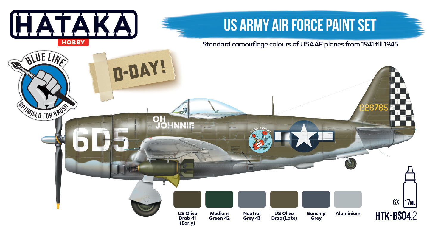Hataka (blue line) US Army Air Force Paint Set