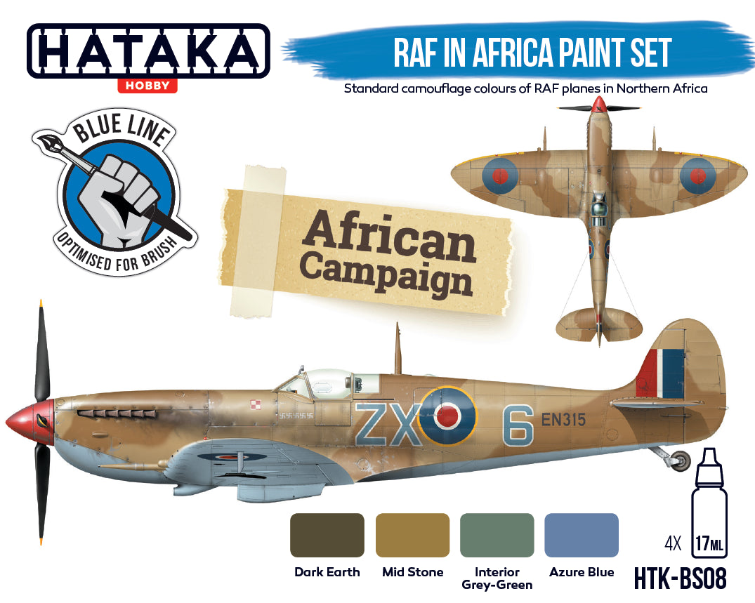 Hataka (blue line) RAF in Africa Paint Set