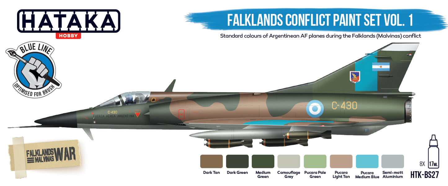 Hataka (blue line) Falklands Conflict Paint Set Vol.1