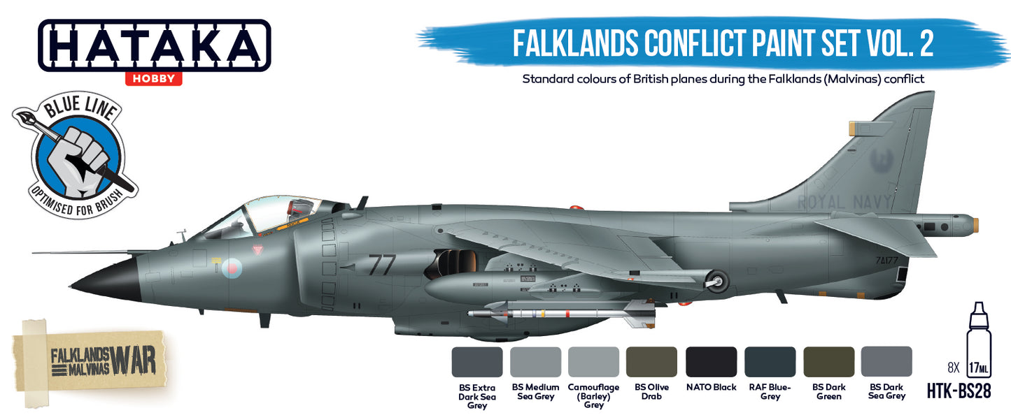 Hataka (blue line) Falklands Conflict Paint Set Vol.2
