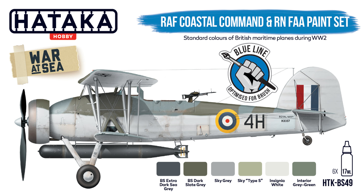 Hataka (blue line) RAF Coastal Command & RN FAA Paint Set