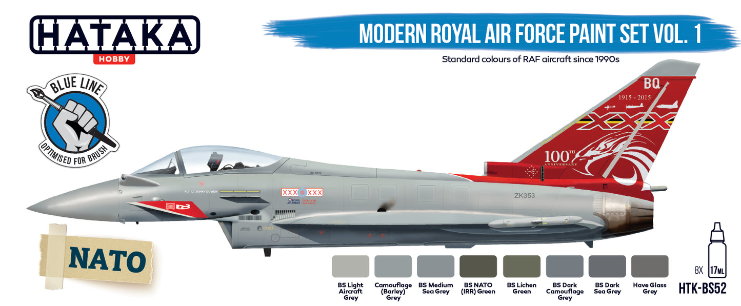 Hataka (blue line) Modern Royal Air Force Paint Set Vol.1